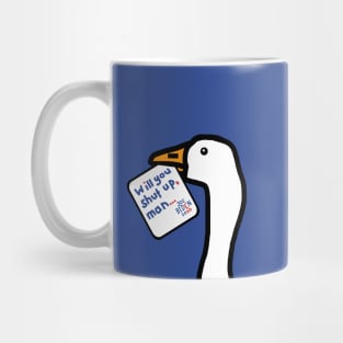 Small Portrait of a Goose with Stolen with Joe Biden First Debate Quote Mug